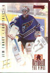 1996-97 Donruss Between the Pipes #3 Jim Carey