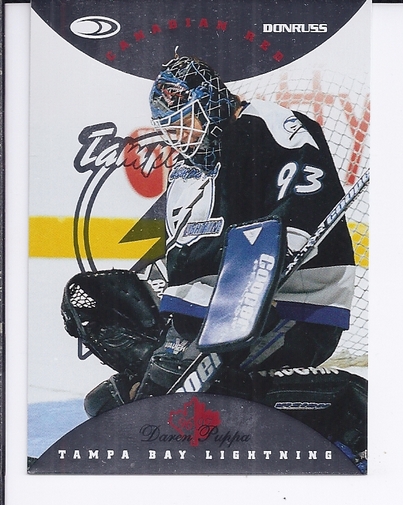 1996-97 Donruss Canadian Ice Red Press Proofs #102 Daren Puppa
