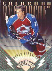 1996-97 Leaf Preferred Steel Power #6 Peter Forsberg