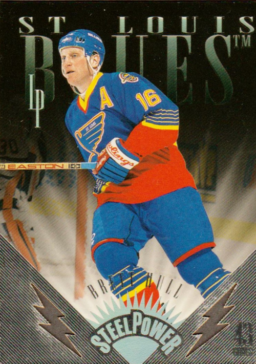 1996-97 Leaf Preferred Steel Power #9 Brett Hull