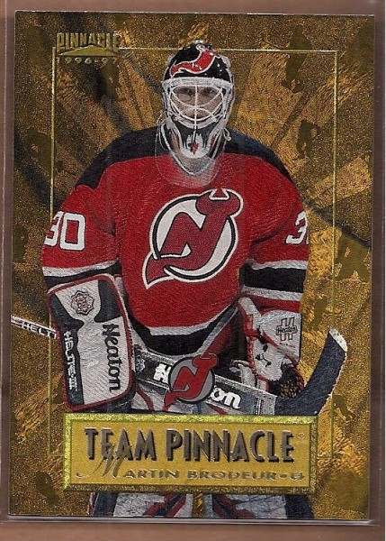 1996-97 Pinnacle Team Pinnacle #9 Martin Brodeur/Chris Osgood
