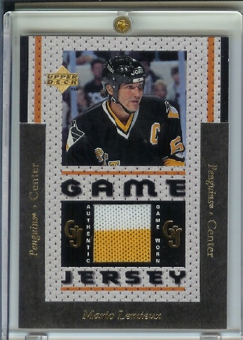 1996-97 Upper Deck Game Jerseys #GJ6 Mario Lemieux