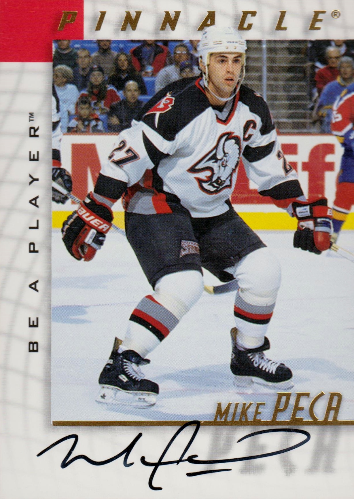 1997-98 Be A Player Autographs #44 Mike Peca