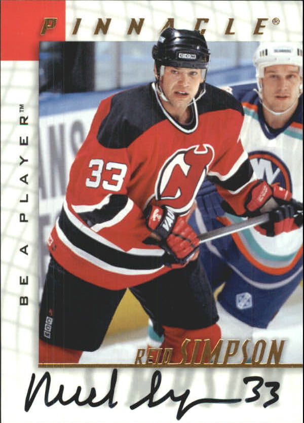 1997-98 Be A Player Autographs #47 Reid Simpson