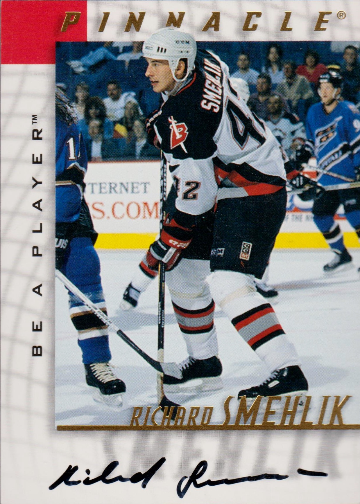 1997-98 Be A Player Autographs #74 Richard Smehlik