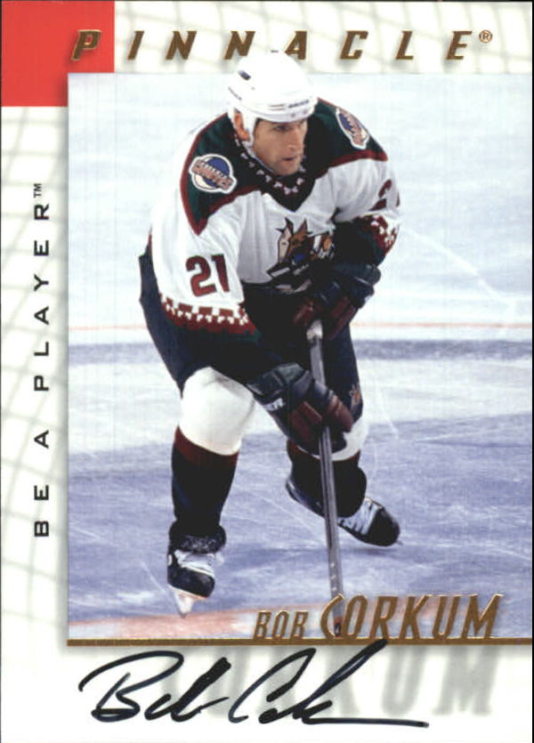 1997-98 Be A Player Autographs #117 Bob Corkum