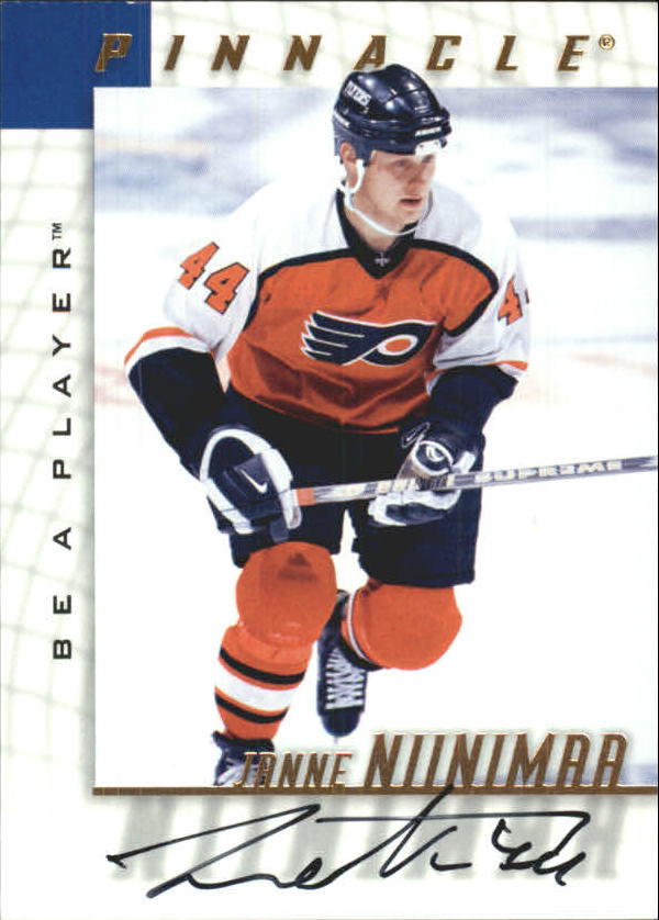 1997-98 Be A Player Autographs #144 Janne Niinimaa