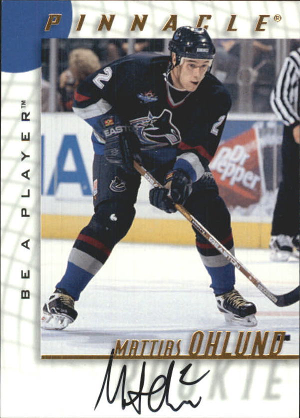 1997-98 Be A Player Autographs #215 Mattias Ohlund