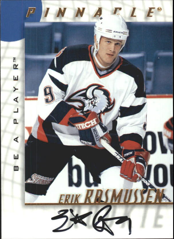1997-98 Be A Player Autographs #217 Erik Rasmussen