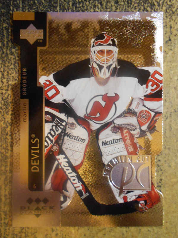 1997-98 Black Diamond Premium Cut Triple Diamond #PC24 Martin Brodeur
