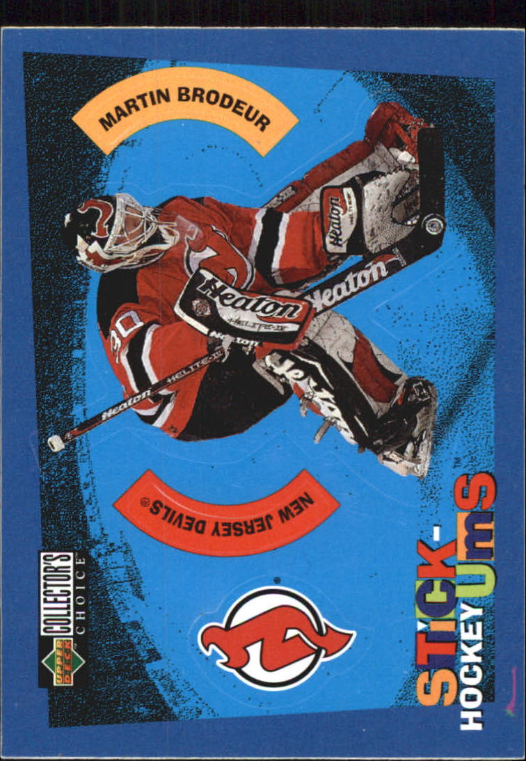 1997-98 Collector's Choice Stick 'Ums #S3 Martin Brodeur