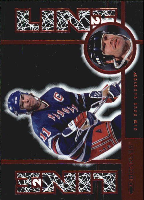 1997-98 Donruss Line 2 Line #23 Mark Messier R