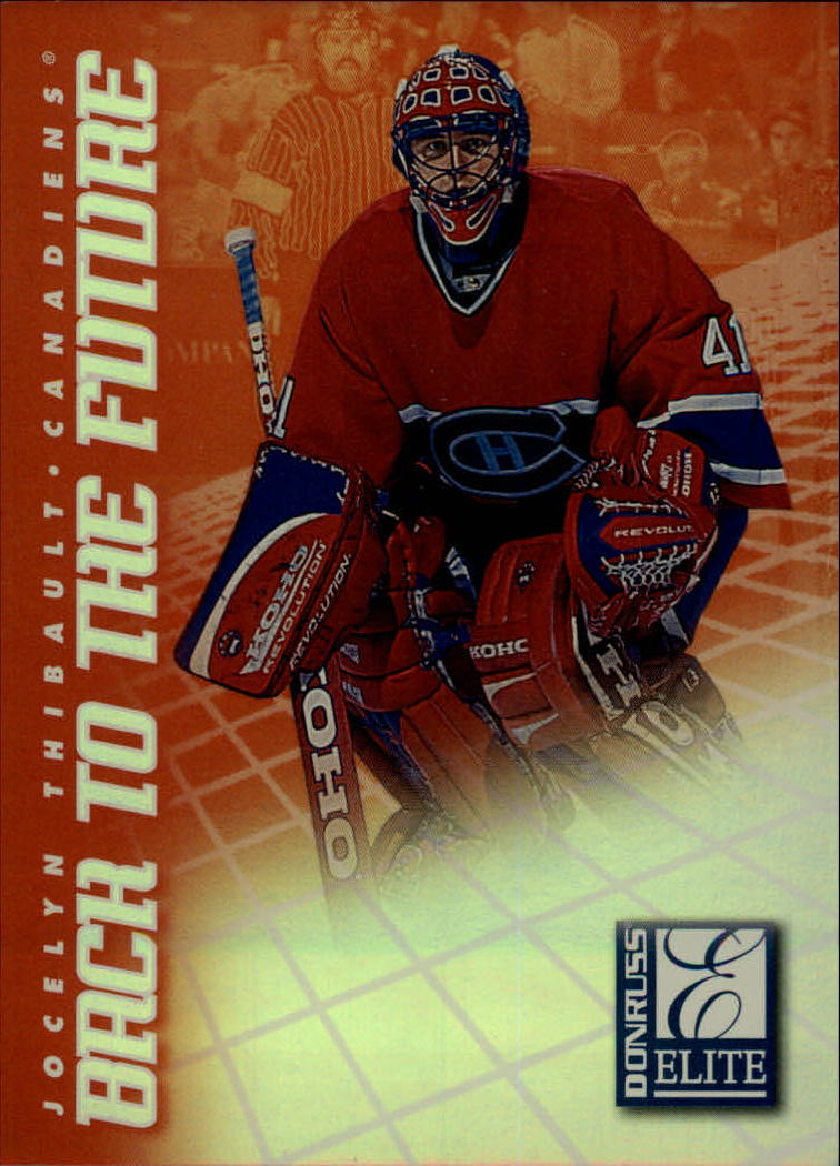 1997-98 Donruss Elite Back to the Future #2 Jocelyn Thibault/Marc Denis