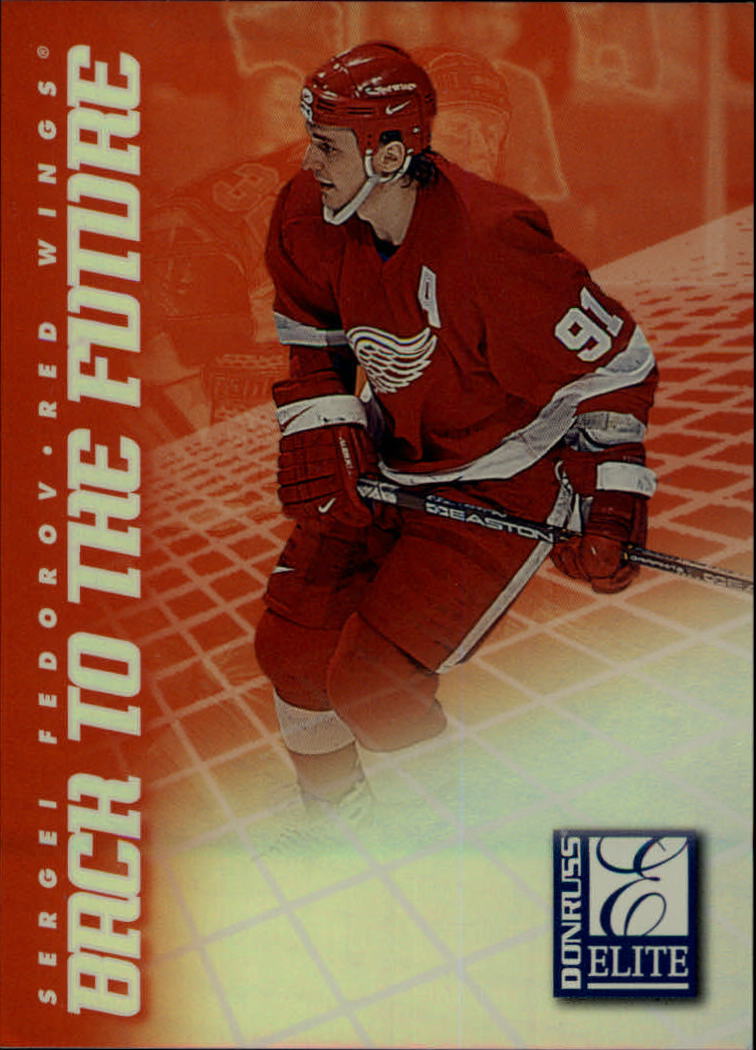 1997-98 Donruss Elite Back to the Future #5 Sergei Fedorov/Peter Forsberg