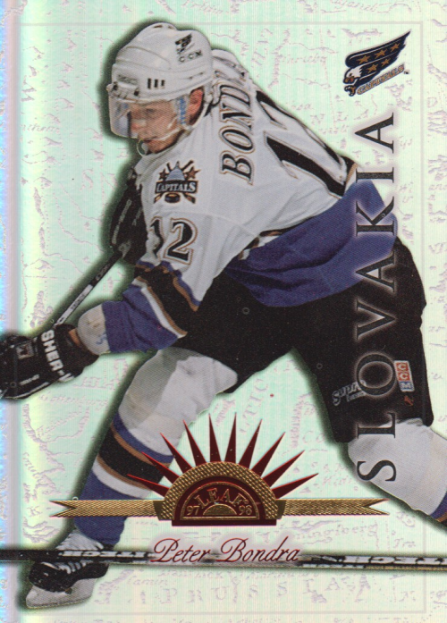 1997-98 Leaf International Universal Ice #91 Peter Bondra