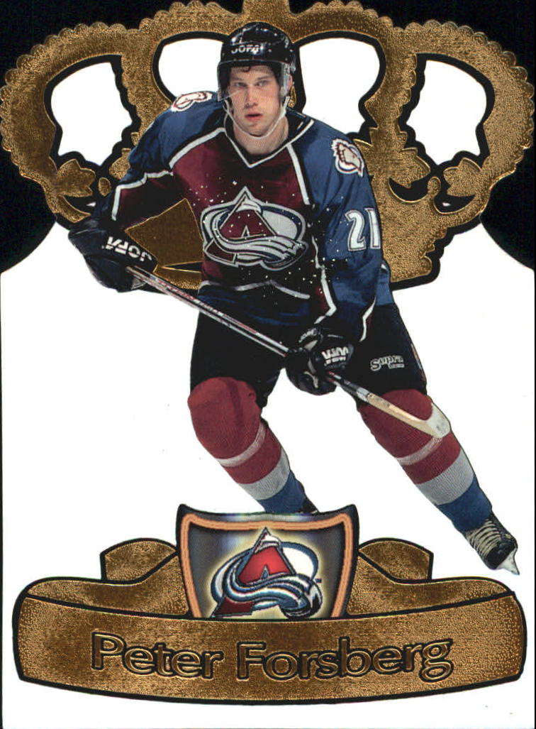 1997-98 Pacific Gold Crown Die-Cuts #7 Peter Forsberg