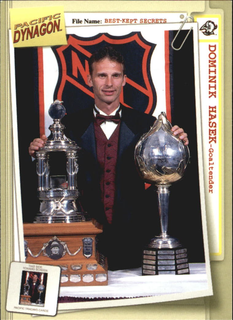1997-98 Pacific Dynagon Best Kept Secrets #104 Dominik Hasek