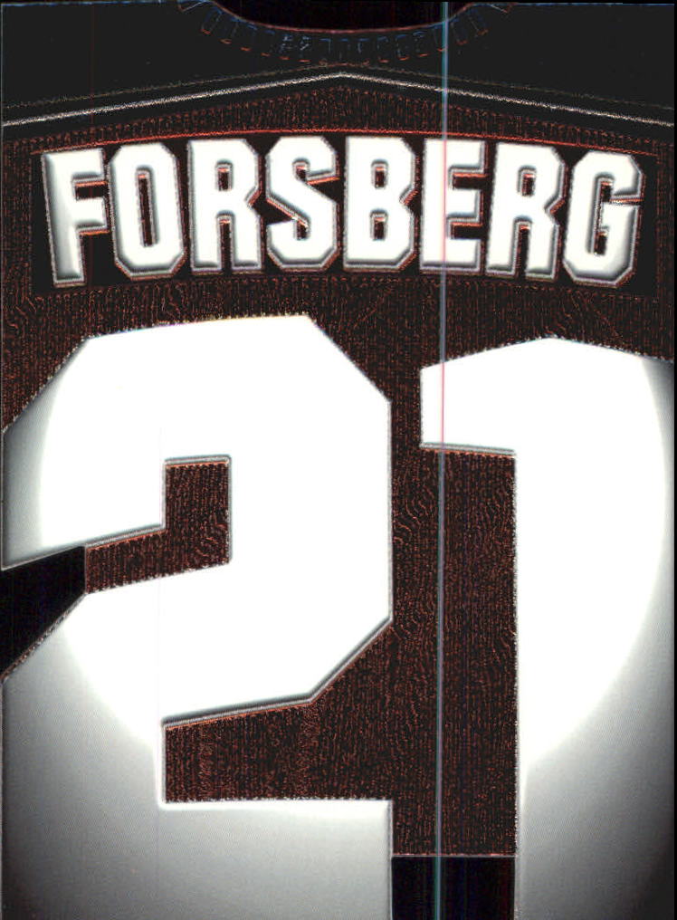 1997-98 Paramount Big Numbers Die-Cuts #5 Peter Forsberg