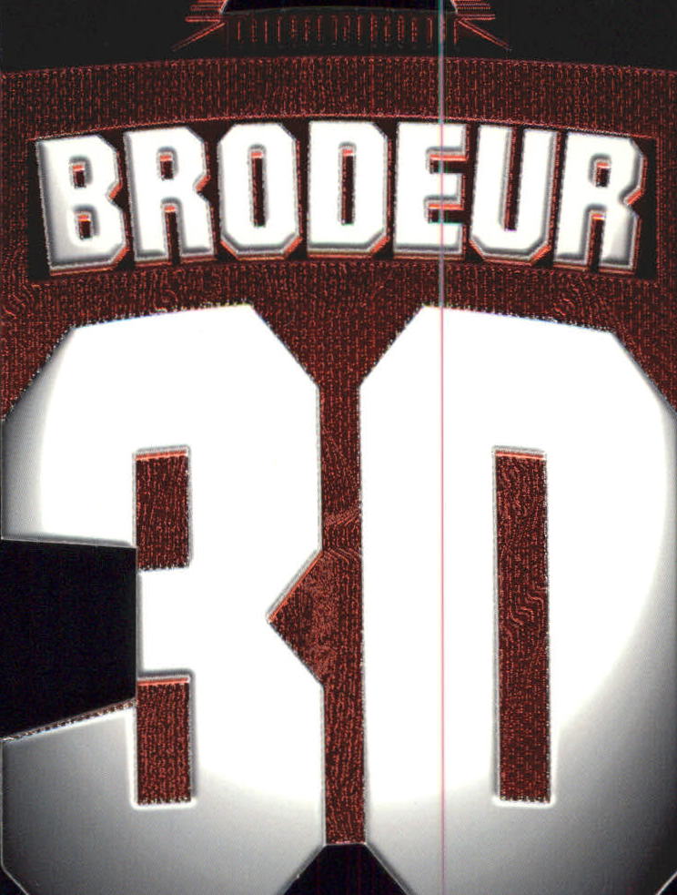 1997-98 Paramount Big Numbers Die-Cuts #12 Martin Brodeur