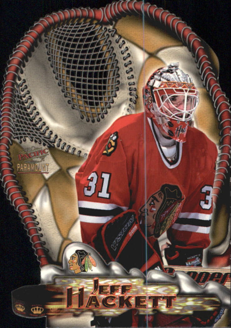 1997-98 Paramount Glove Side Laser Cuts #4 Jeff Hackett