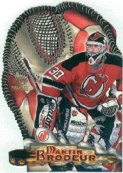 1997-98 Paramount Glove Side Laser Cuts #11 Martin Brodeur