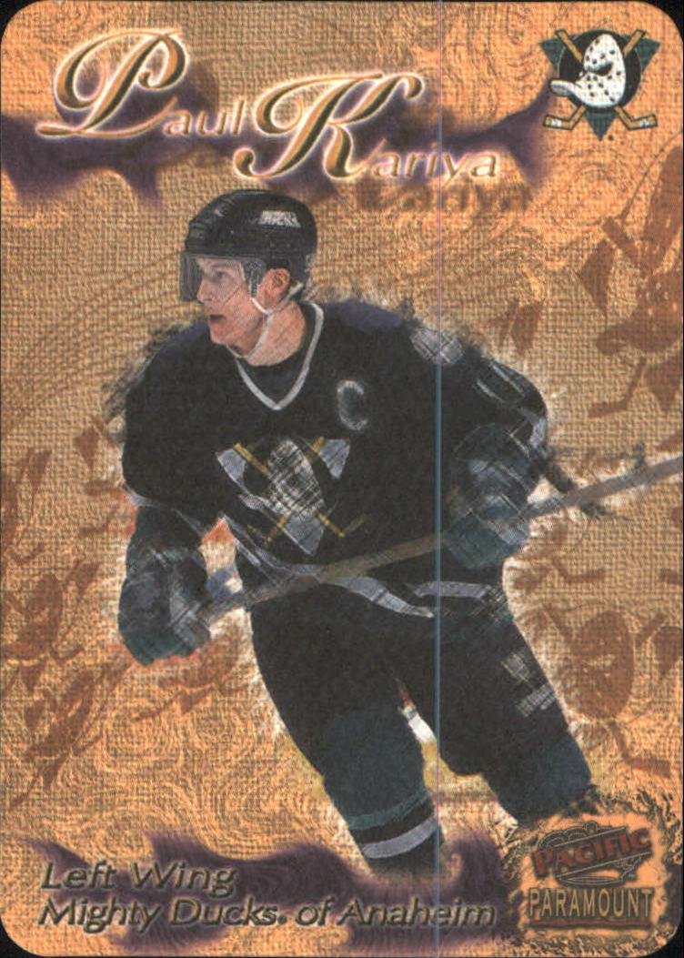 1997-98 Paramount Photoengravings #1 Paul Kariya