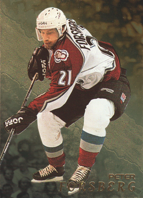 1998-99 Be A Player Gold #35 Peter Forsberg