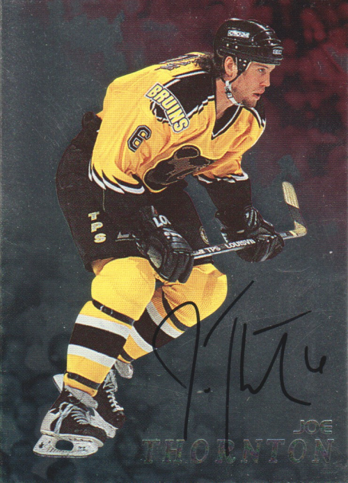 1998-99 Be A Player Autographs #9 Joe Thornton