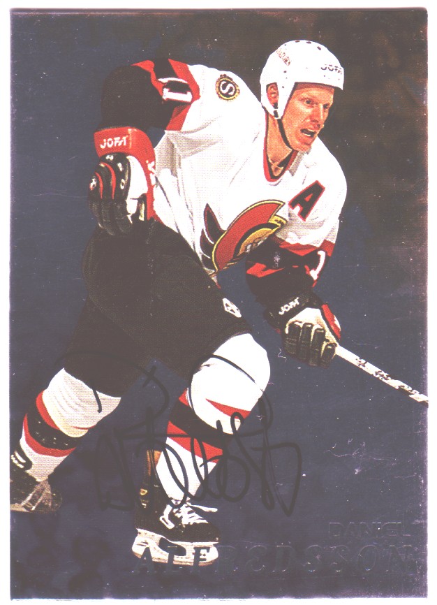 1998-99 Be A Player Autographs #98 Daniel Alfredsson