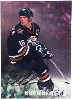 1998-99 Be A Player Autographs #201 Kelly Buchberger