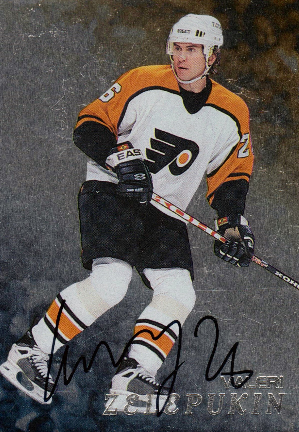 1998-99 Be A Player Autographs #254 Valeri Zelepukin