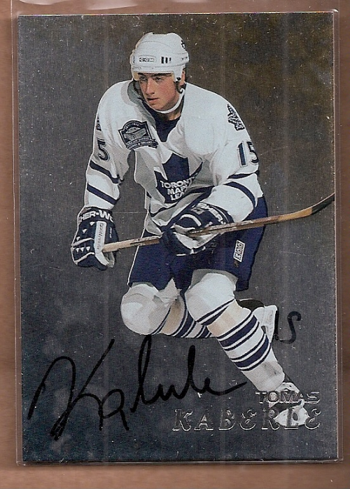 1998-99 Be A Player Autographs #287 Tomas Kaberle