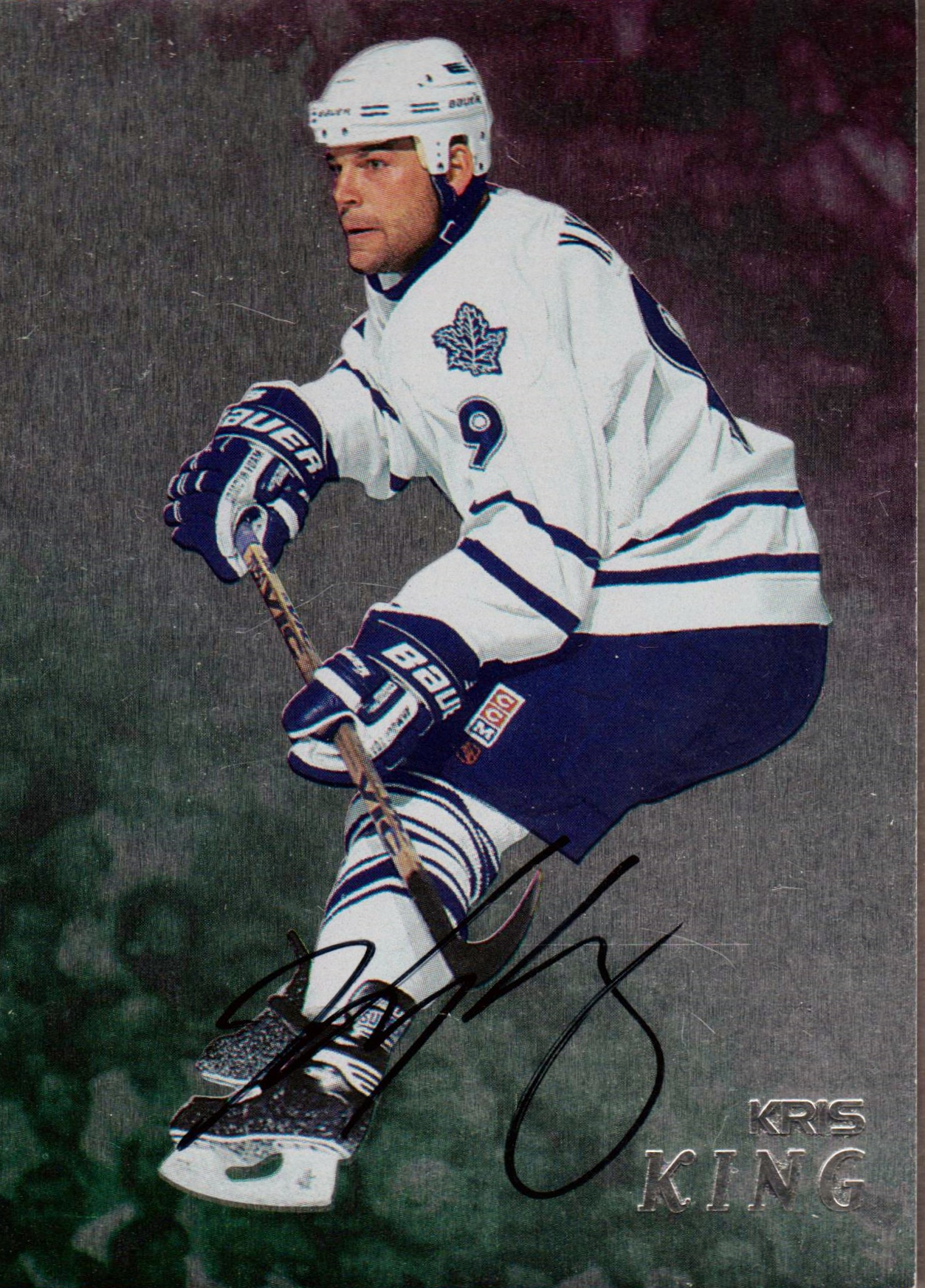 1998-99 Be A Player Autographs #288 Kris King