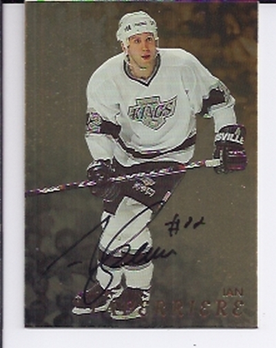 1998-99 Be A Player Autographs Gold #65 Ian Laperriere