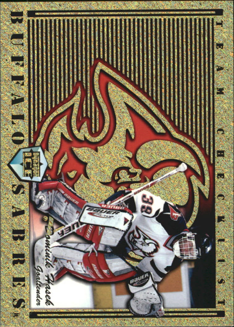 1998-99 Pacific Dynagon Ice Team Checklists #3 Dominik Hasek