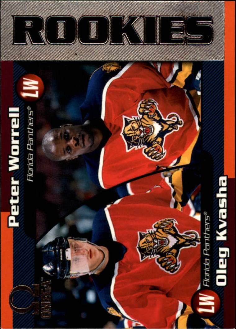 1998-99 Pacific Omega #108 Oleg Kvasha RC/Peter Worrell
