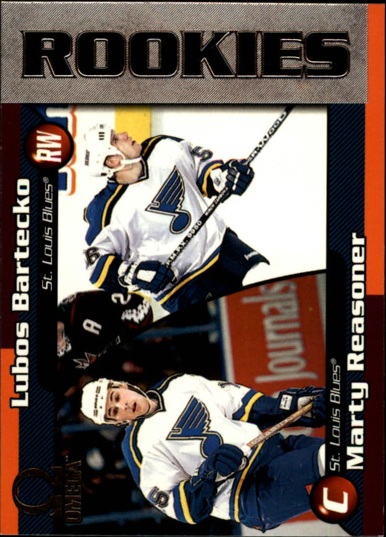 1998-99 Pacific Omega #208 Marty Reasoner RC/Lubos Bartecko