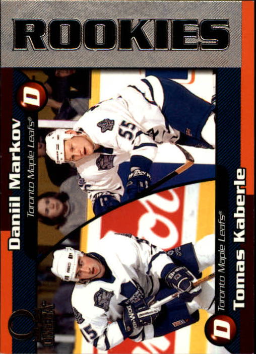 1998-99 Pacific Omega #233 Tomas Kaberle RC/Daniil Markov