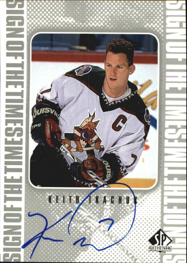 1998-99 SP Authentic Sign of the Times #KT Keith Tkachuk