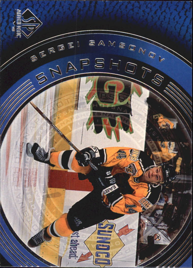 1998-99 SP Authentic Snapshots #SS26 Sergei Samsonov
