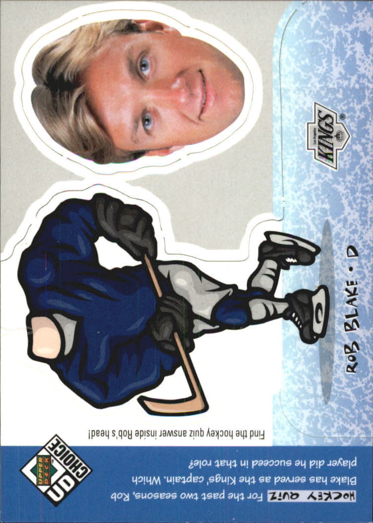 1998-99 UD Choice Mini Bobbing Head #BH20 Rob Blake