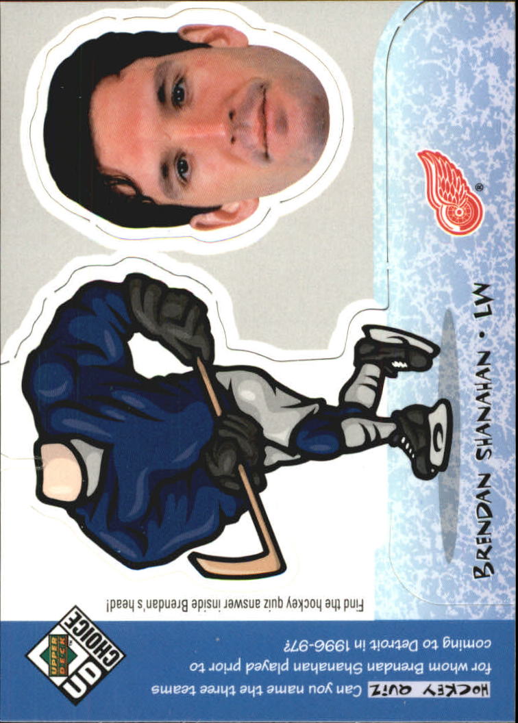 1998-99 UD Choice Mini Bobbing Head #BH24 Brendan Shanahan