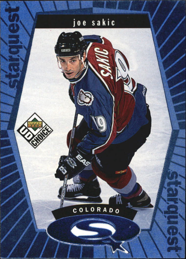 1998-99 UD Choice StarQuest Blue #SQ11 Joe Sakic
