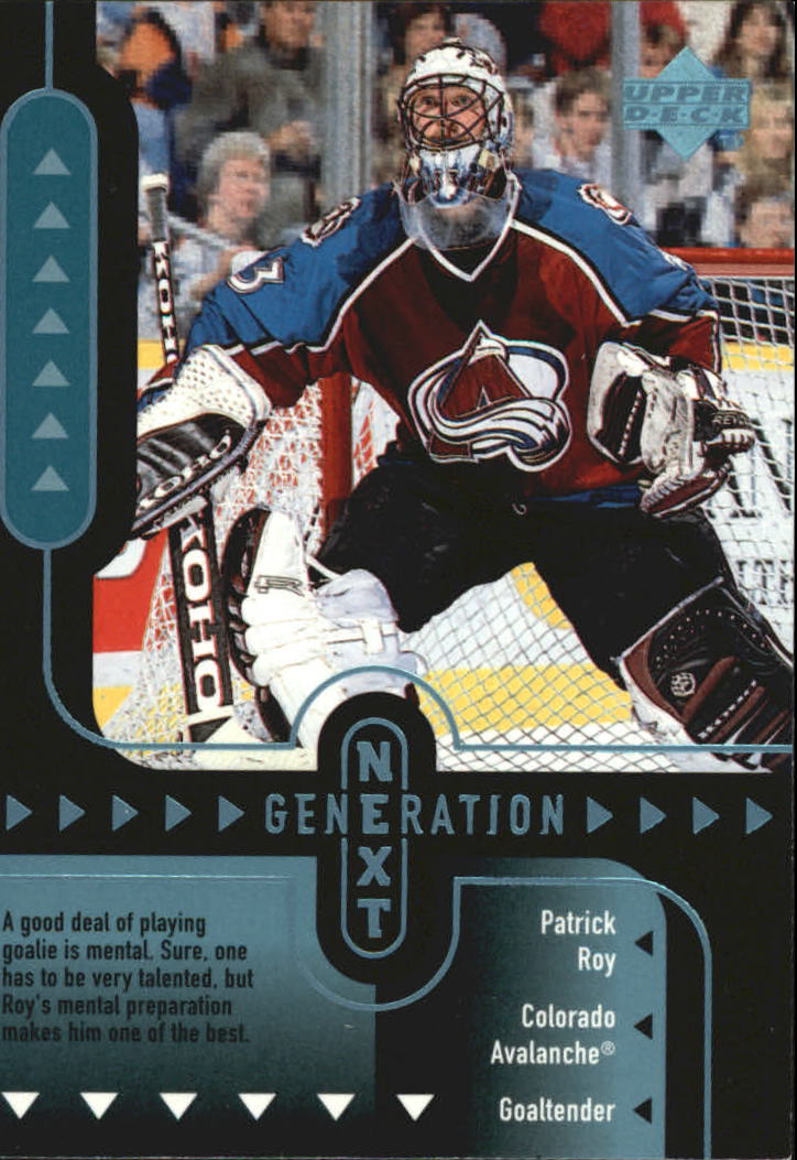 1998-99 Upper Deck Generation Next #GN8 Patrick Roy/Jose Theodore
