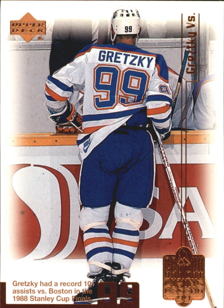 1999 Wayne Gretzky Living Legend #32 Wayne Gretzky Boston