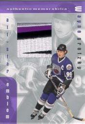 1999-00 BAP Memorabilia Jersey Emblems #E25 Wayne Gretzky