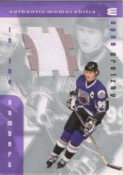 1999-00 BAP Memorabilia Jersey Numbers #I25 Wayne Gretzky