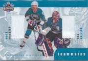 1999-00 BAP Update Teammates Jerseys #TM3 Patrick Roy/Mark Messier