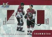 1999-00 BAP Update Teammates Jerseys #TM29 Eric Lindros/Darryl Sydor