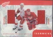 1999-00 BAP Update Teammates Jerseys #TM38 Brendan Shanahan/Sergei Fedorov
